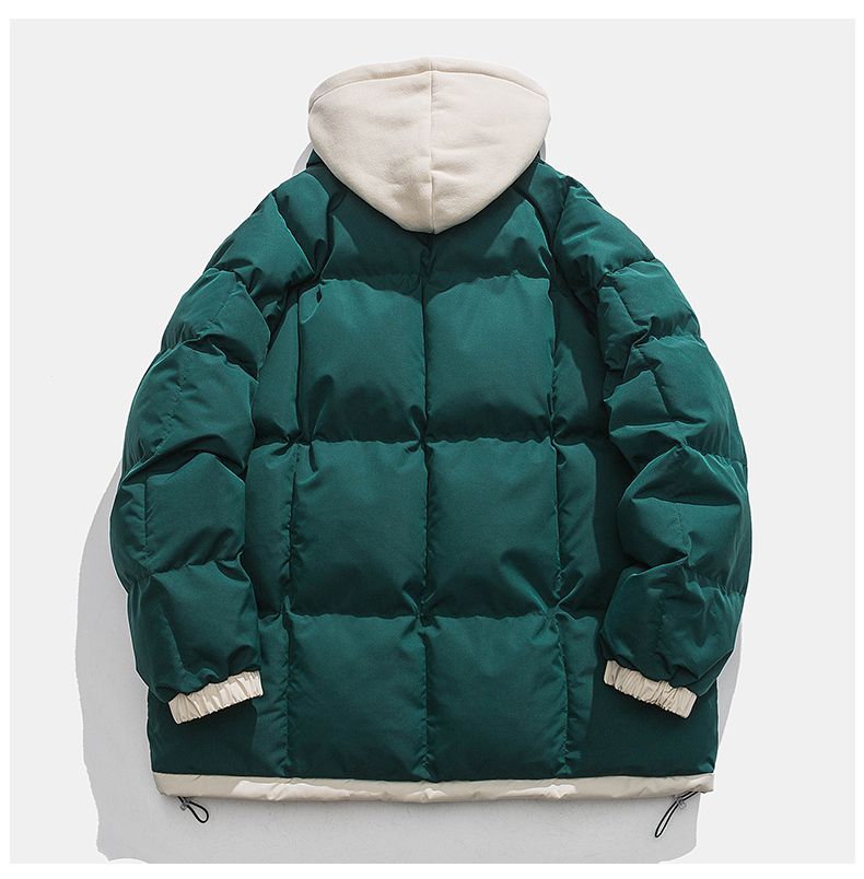 Herren Daunenjacke Mit Kapuze Winterjacke Dick Gefüttert_voghion.com