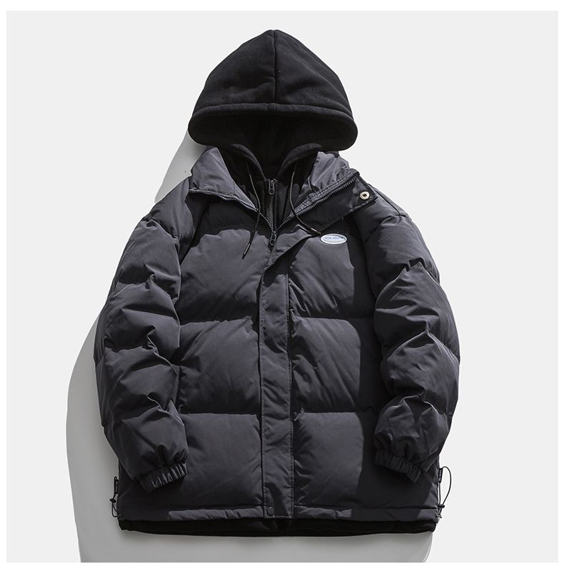 Herren Daunenjacke Mit Kapuze Winterjacke Dick Gefüttert_voghion.com
