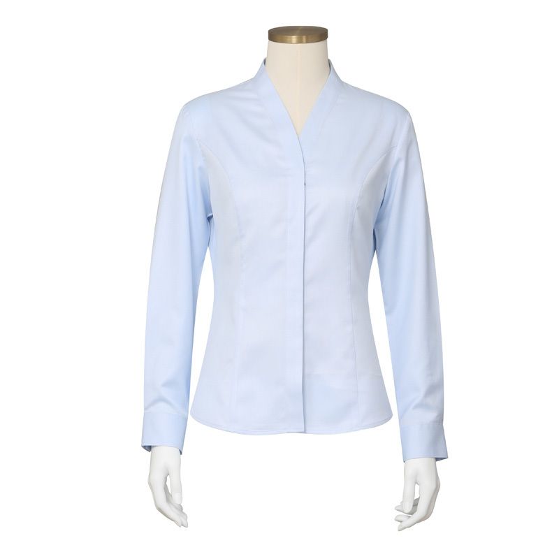 2022新款移動工作服女長袖襯衫中國移動營業廳工裝制服員工襯衣秋