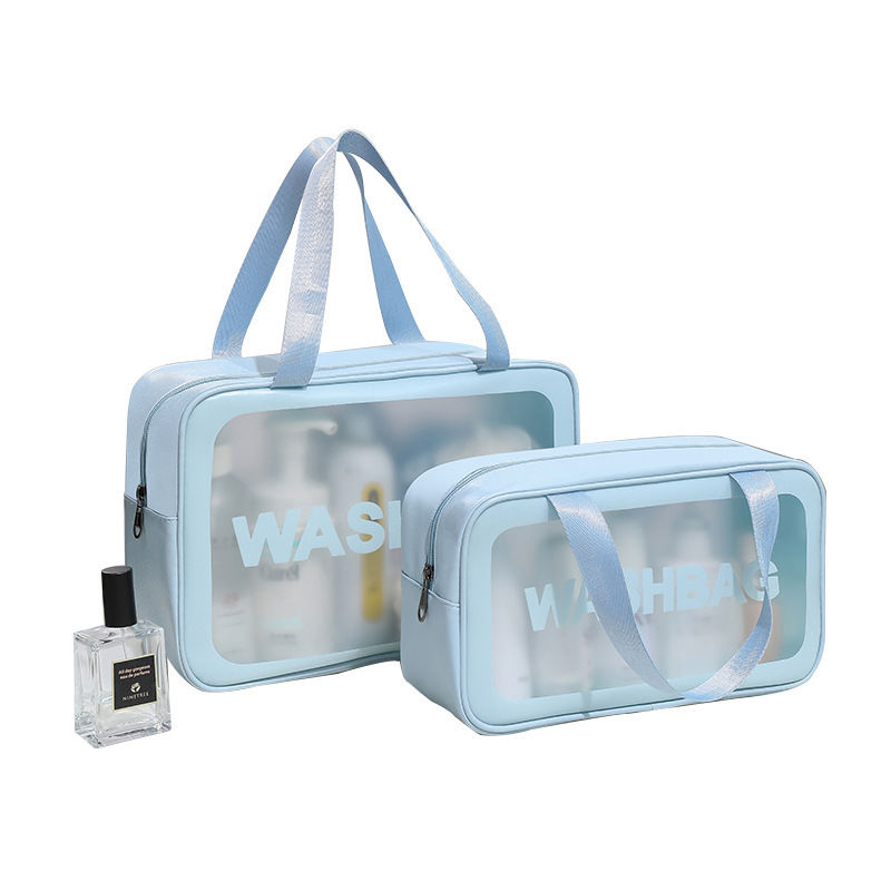 New Waterproof Makeup Bag Large Capacity Portable PU Wash Bag Travel Wash Supplies Multifunctional Storage Bag
