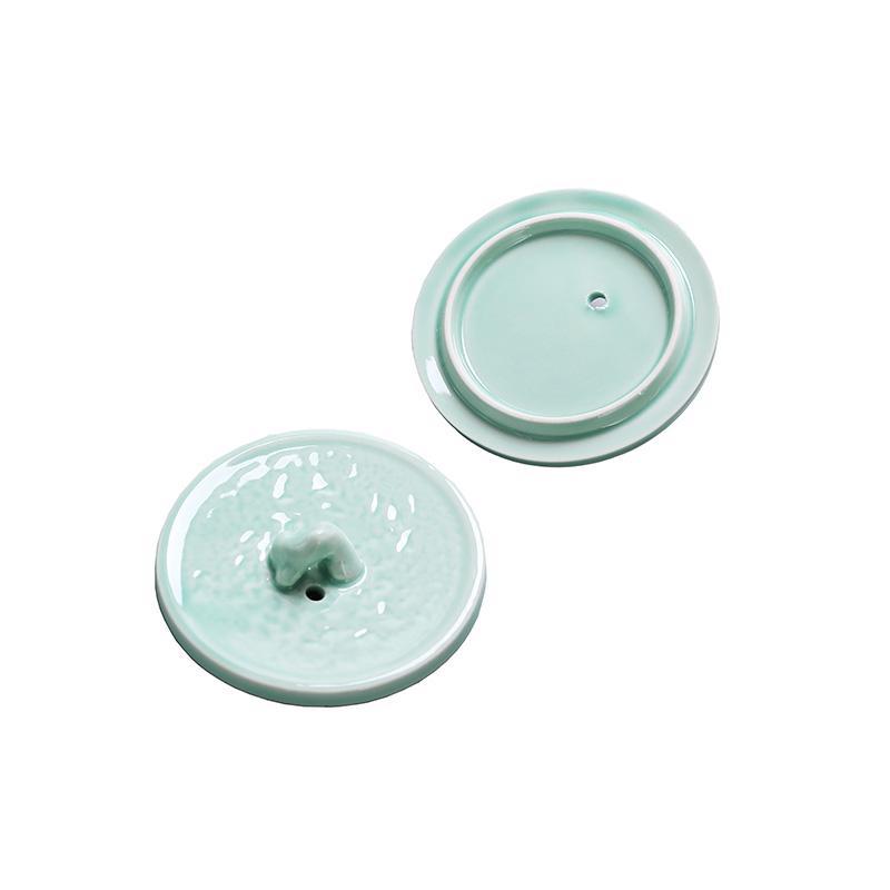 圆形通用型马克杯盖陶瓷玻璃杯盖子竹盖木质防尘茶杯盖水杯盖