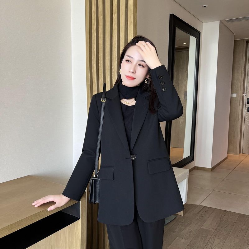  New Spring and Autumn Style Suit Niche Slim Temperament Women's High-end Suit Jacket Women's Spring and Autumn