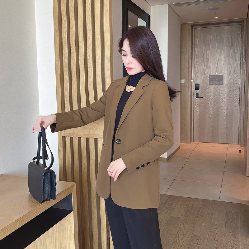  New Spring and Autumn Style Suit Niche Slim Temperament Women's High-end Suit Jacket Women's Spring and Autumn