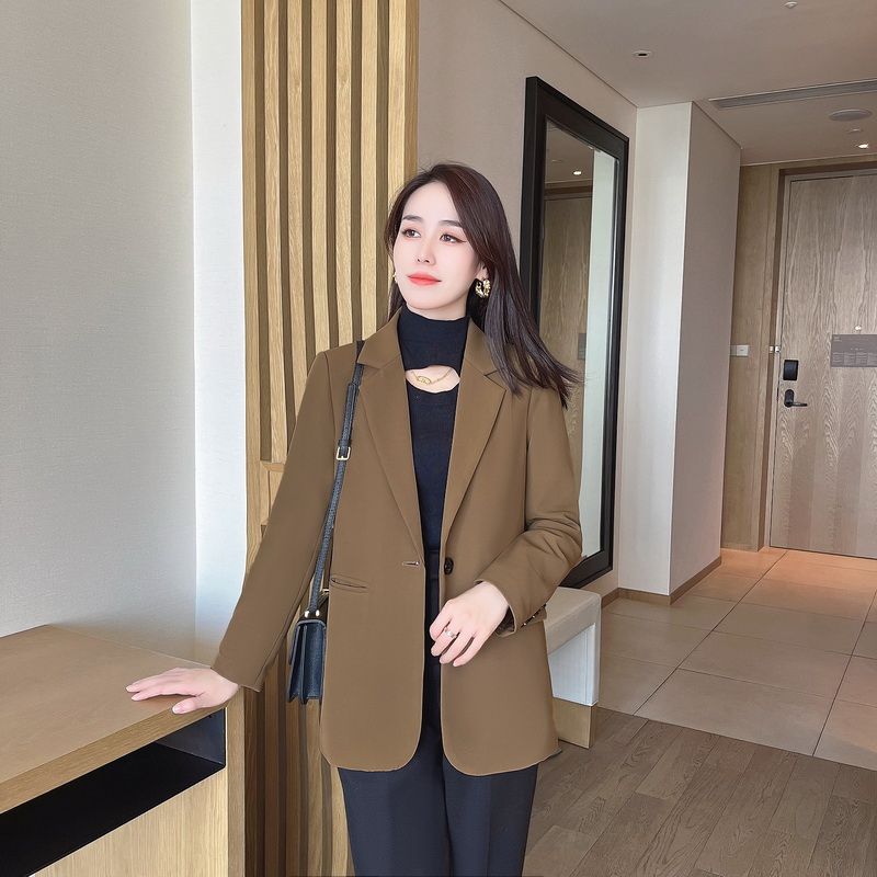  New Spring and Autumn Style Suit Niche Slim Temperament Women's High-end Suit Jacket Women's Spring and Autumn