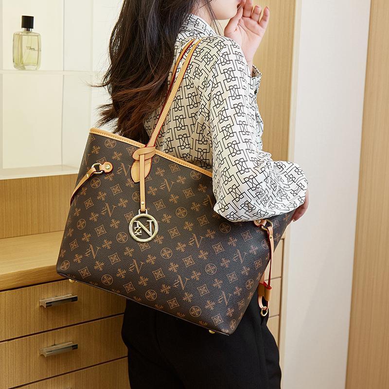 LK Women's 2023 New Advanced Material Handheld Tote Bag Large Capacity Commuter Versatile Outgoing_voghion.com