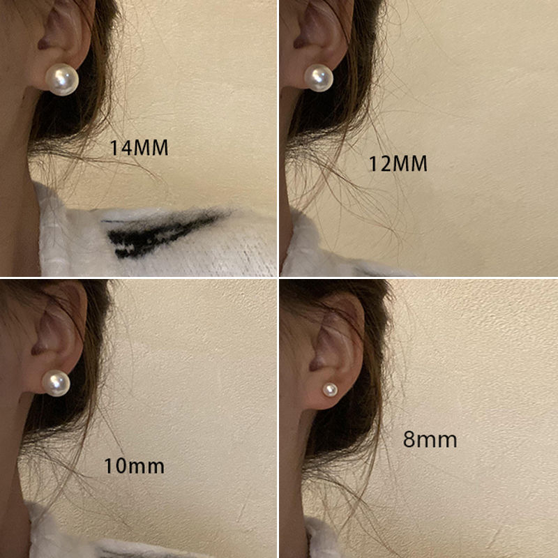 Jennie同款珍珠耳釘2023年新款潮通勤百搭耳環女韓國氣質網紅耳飾