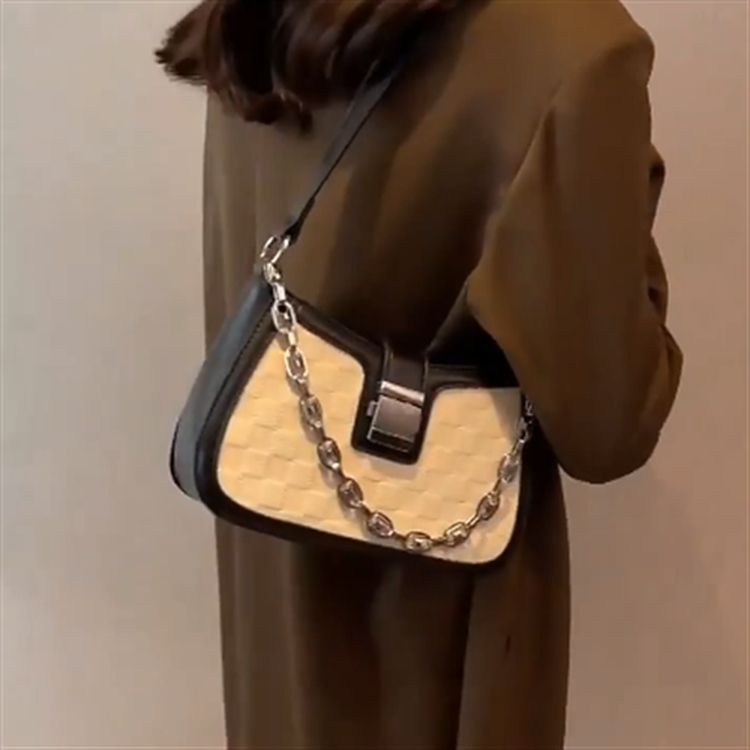 Borsa da donna con lo stesso stile di CEEKAY, borsa da donna dal design di nicchia e di fascia alta, con bastoncino francese, novità autunno/inverno 2022_voghion.com