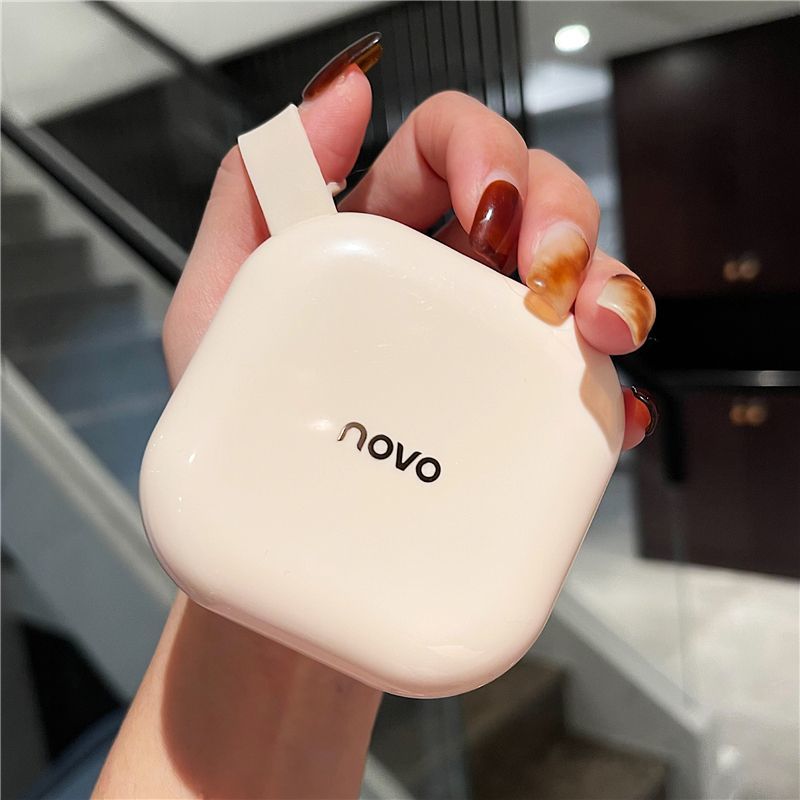 NOVO粉餅定妝粉散粉乾粉乾濕兩用控油持久遮瑕防水不脫妝修容密粉