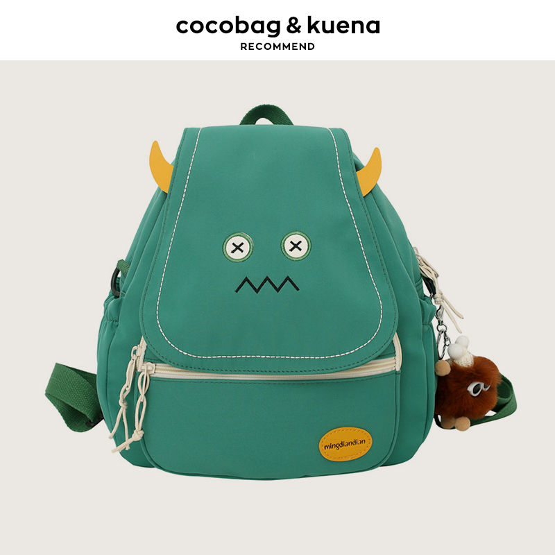Guochao small c&k 2022 new cartoon cute funny schoolbag college students shoulder bag Messenger girl small backpack