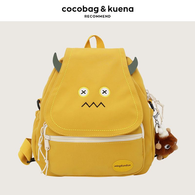 Guochao small c&k 2022 new cartoon cute funny schoolbag college students shoulder bag Messenger girl small backpack