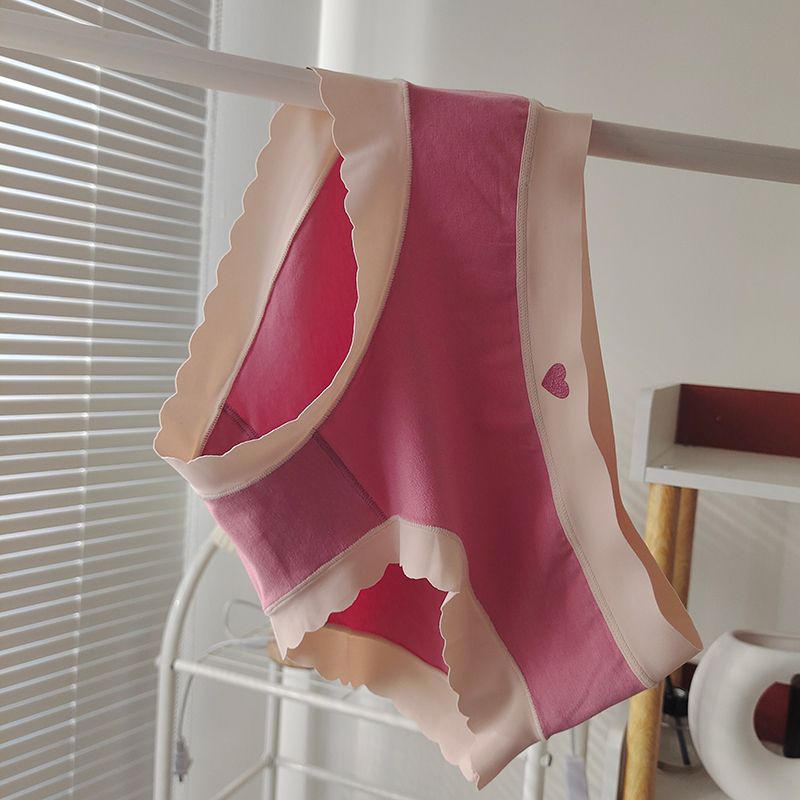 無痕莫代爾內褲女純棉襠中腰女士三角褲提臀透氣褲衩少女生短褲頭