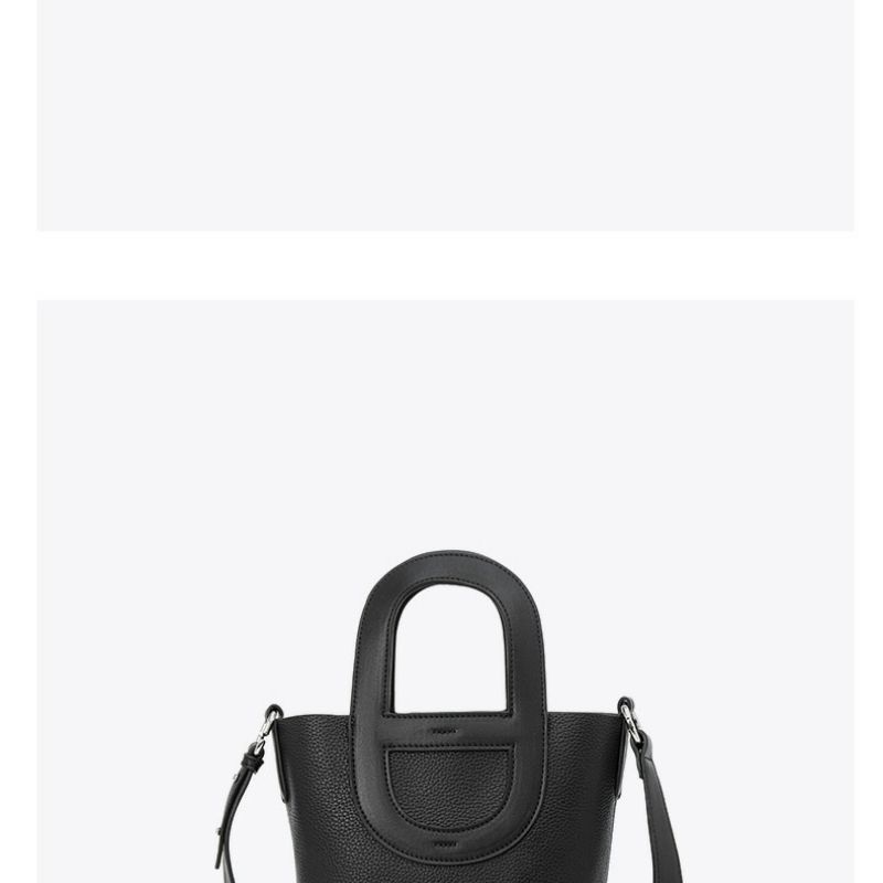 Design originale nuovo naso di maiale da donna a mano con tracolla a tracolla semplice borsa a secchiello in tinta unita da pendolare_voghion.com