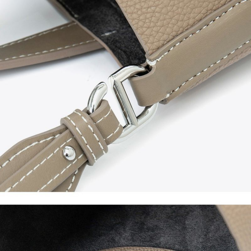 Design originale nuovo naso di maiale da donna a mano con tracolla a tracolla semplice borsa a secchiello in tinta unita da pendolare_voghion.com
