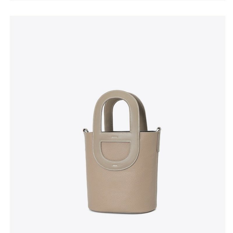 Design originale nuovo naso di maiale da donna a mano con tracolla a tracolla semplice borsa a secchiello in tinta unita da pendolare_voghion.com