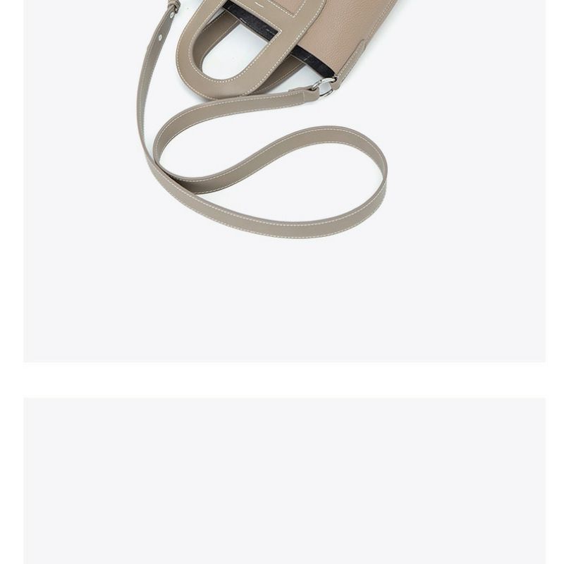 Design originale nuovo naso di maiale da donna a mano con tracolla a tracolla semplice borsa a secchiello in tinta unita da pendolare_voghion.com