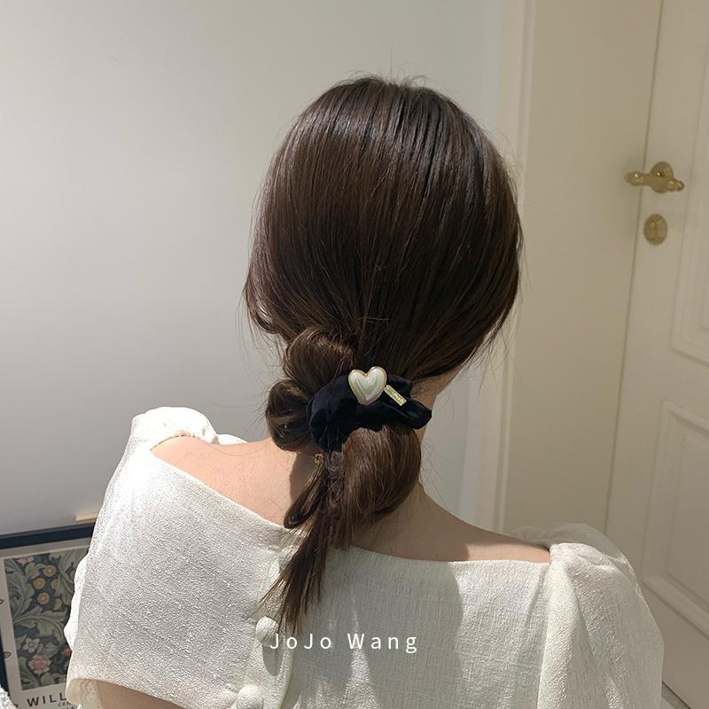 Hårband och scrunchie med pärlor för kvinnor elegant stil_voghion.com