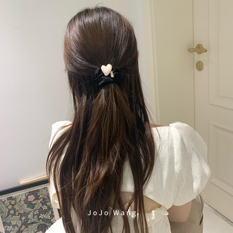 Hårband och scrunchie med pärlor för kvinnor elegant stil_voghion.com