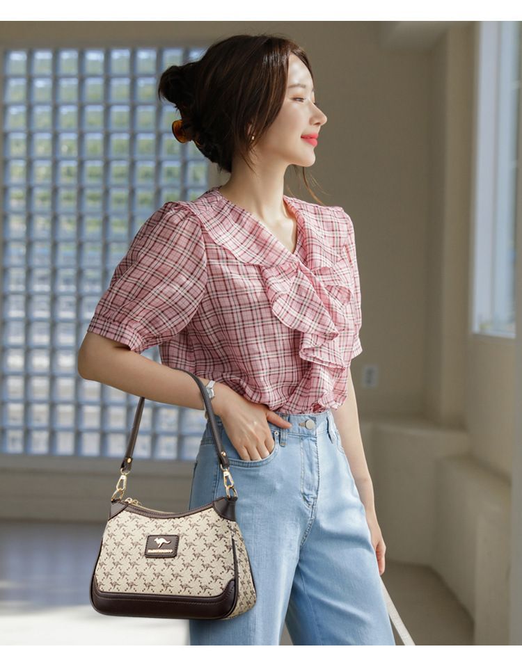 Tas damestas nieuwe 2023 crossbody tas damesmode bedrukt dames schoudertas dames moedertas_voghion.com