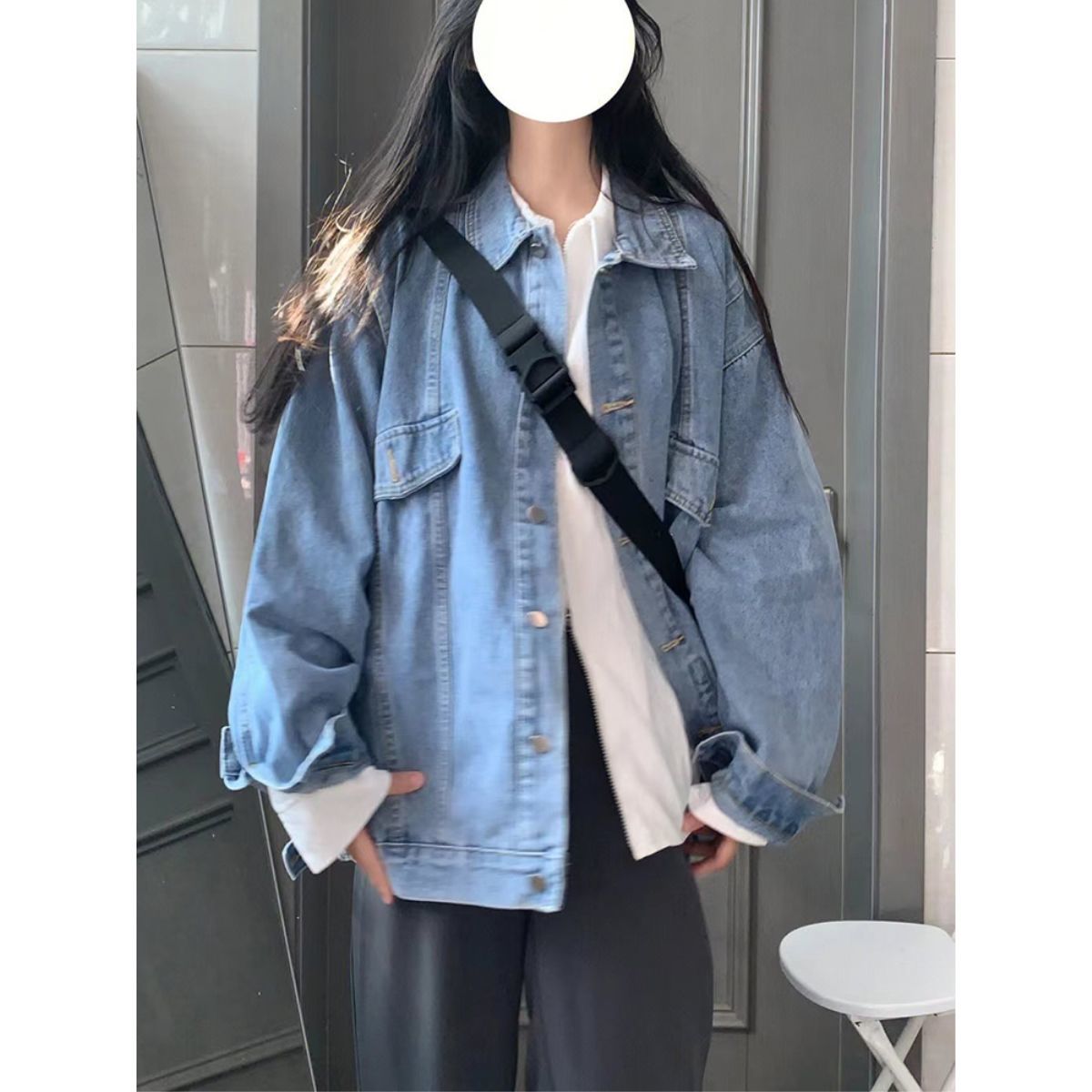 Denim jacket female spring and autumn  new loose casual all-match vintage winter jacket tops ins tide