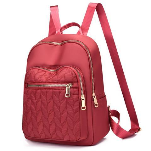 Oxford cloth nylon canvas backpack for women  new lightweight fashionable travel small backpack school bag waterproof leisure