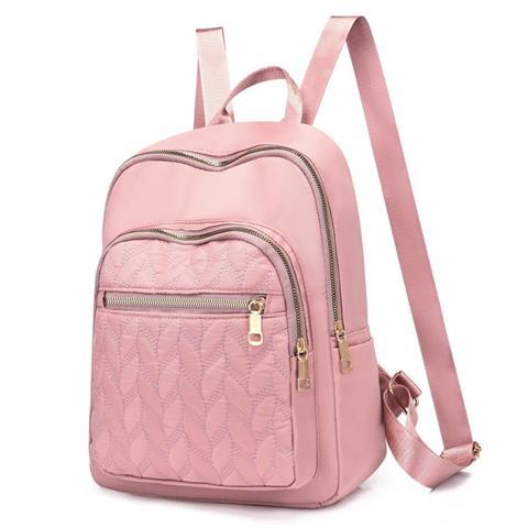 Oxford cloth nylon canvas backpack for women  new lightweight fashionable travel small backpack school bag waterproof leisure