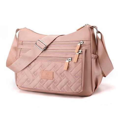 Versatile New Middle-aged and Elderly Mom Bags Printed Crossbody Bag Canvas Women's Bag Waterproof Oxford Cloth Bag Large Capacity Women's Bag