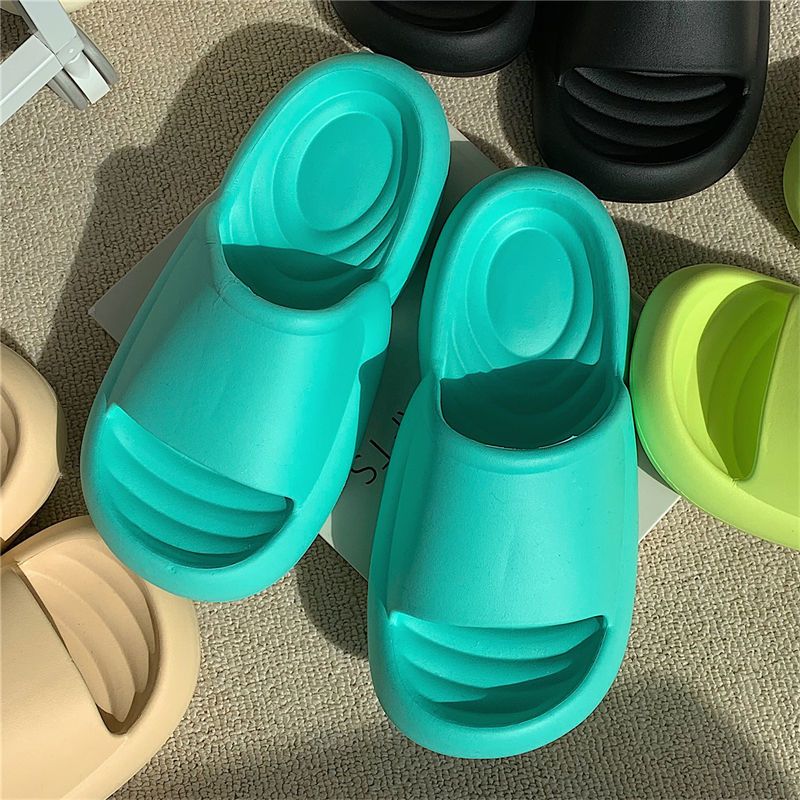 Thin strip Korean fashion home eva non-slip sandals and slippers for men and women summer wear simple and versatile couple slippers