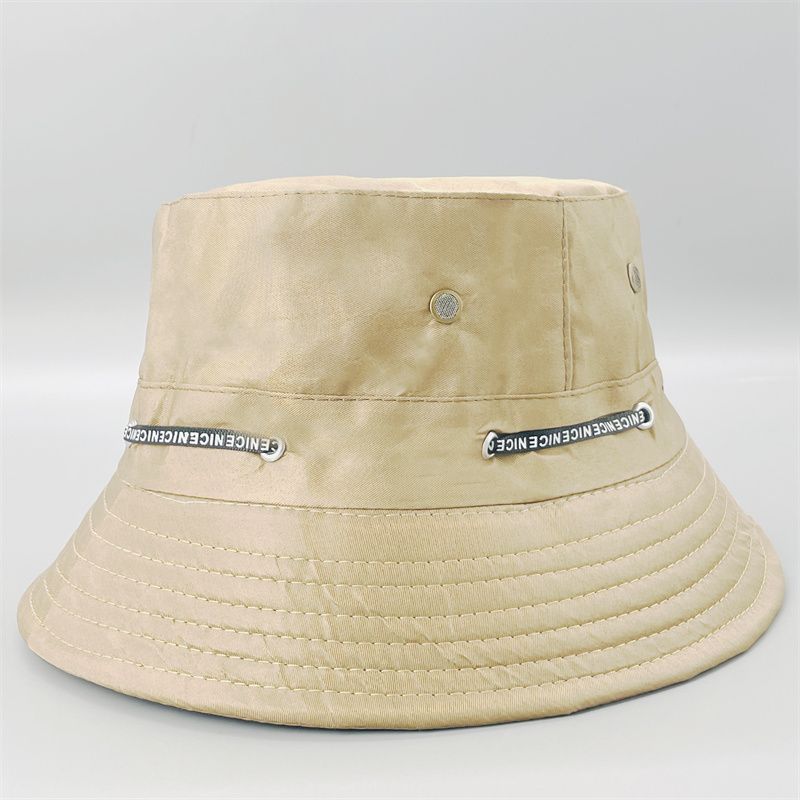 新款通用女士男士帽子渔夫帽可调节盆帽时尚潮男潮女大头工作帽