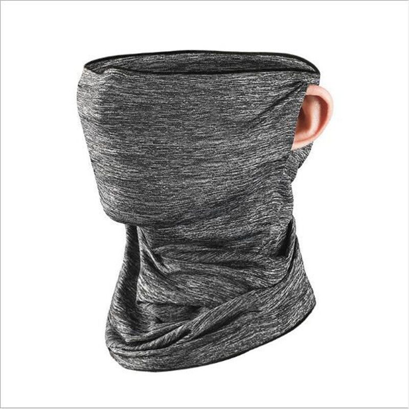 Sunshade Mask Effect, Sun Headgear With Ear Loops, Face Protection For Cycling, UV Protection, Summer Cooling Ice Silk,_voghion.com
