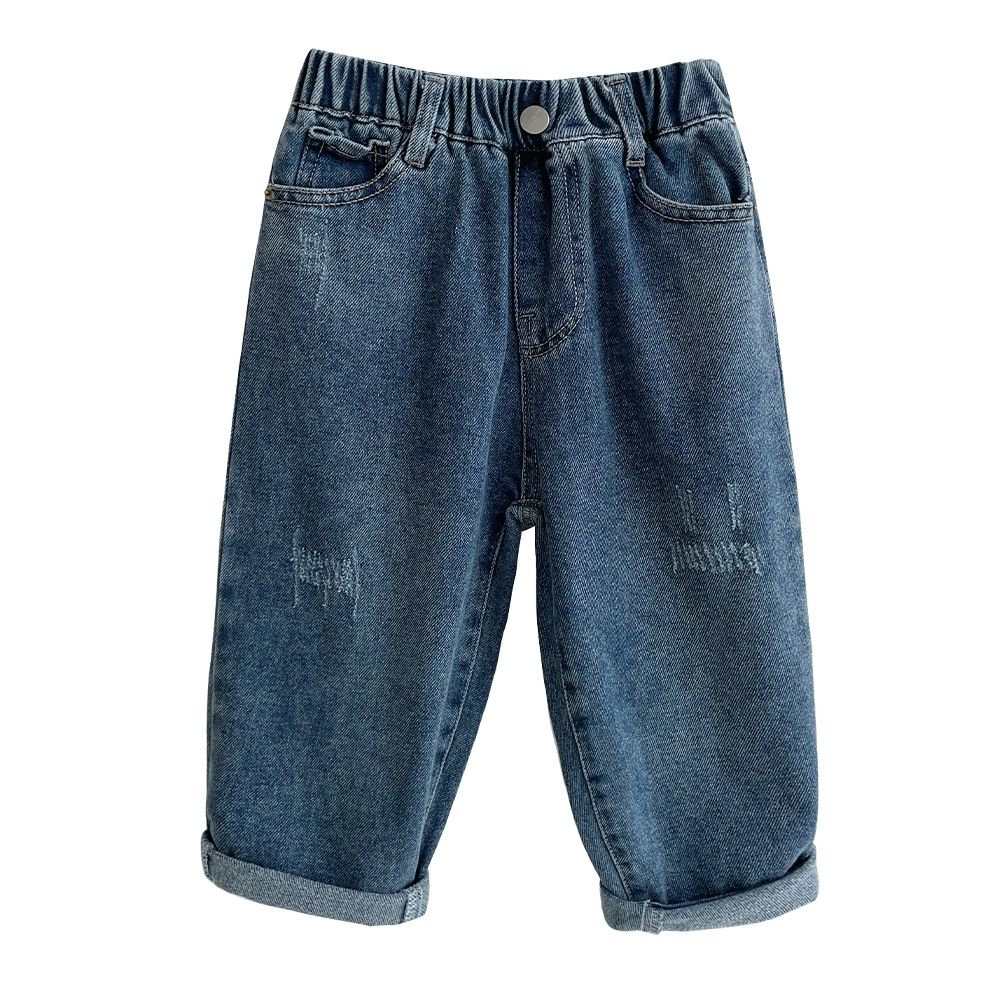 Children's clothing, boys' spring jeans,  new Korean style children's clothing, loose trousers, trendy boys and girls pants