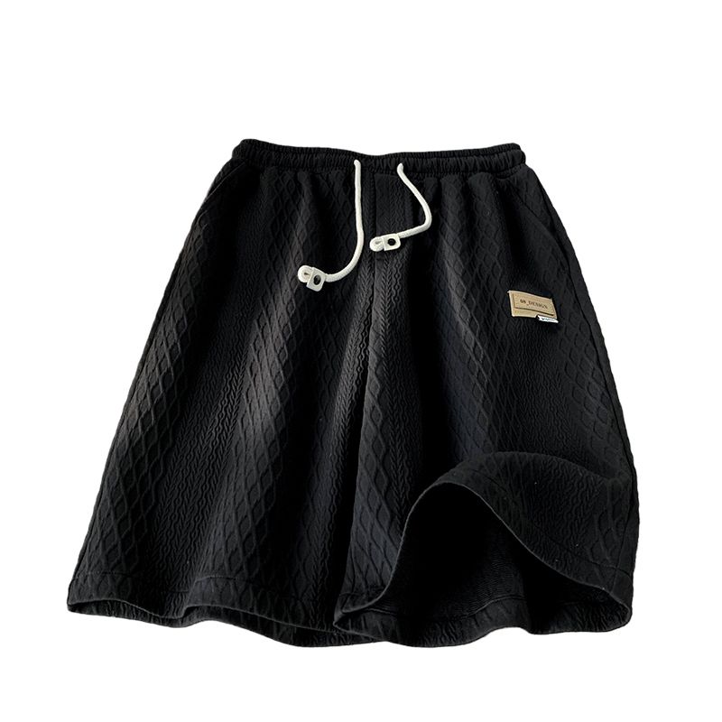 Muszoom美式重磅男短裤夏季高街潮牌小众设计感运动休闲五分裤子