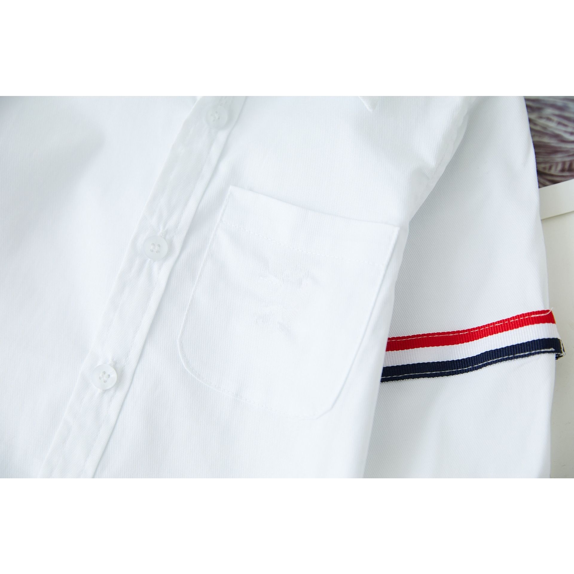 2023春秋童装 新品儿童长袖衬衣男童礼服白色衬衫韩版学院风衬衣