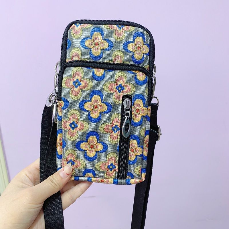 New mobile phone bag, women's crossbody bag, shoulder bag, mini bag, mom's neck hanging, mobile phone, zero wallet, trendy lady