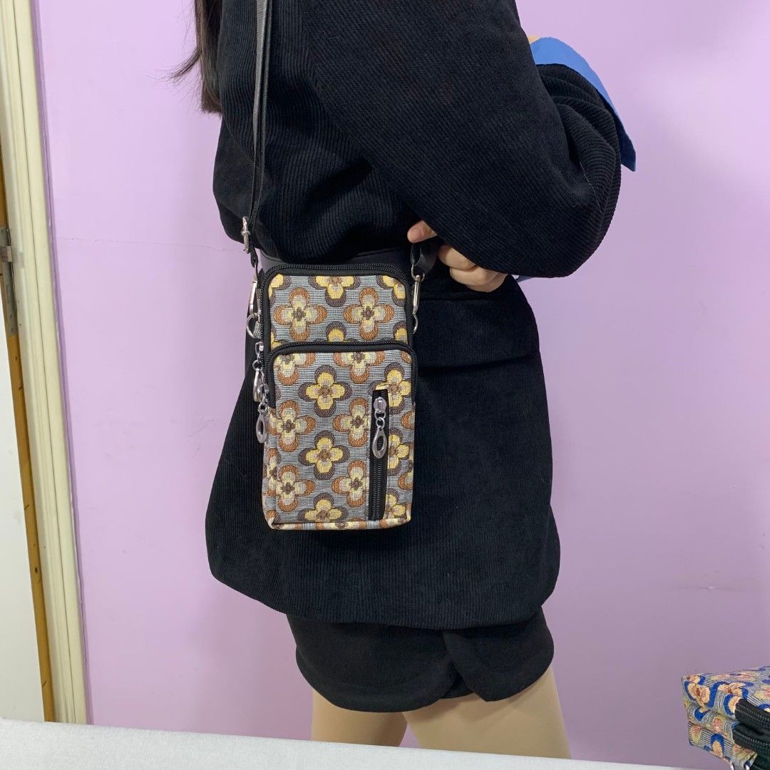 New mobile phone bag, women's crossbody bag, shoulder bag, mini bag, mom's neck hanging, mobile phone, zero wallet, trendy lady