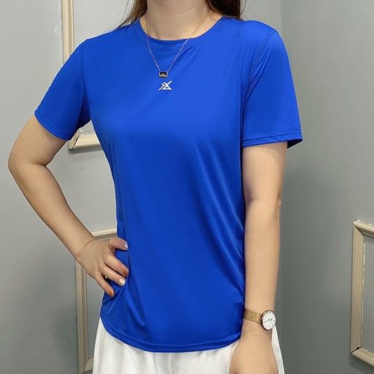范斯蒂克 運動T恤女彈力透氣速乾衣學生運動速干服晨跑步健身上衣