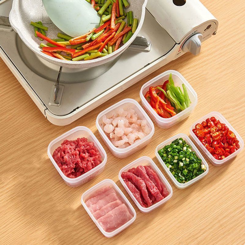 日本进口冻肉盒冰箱肉类冷冻盒子葱姜蒜专用收纳食品级保鲜盒水果