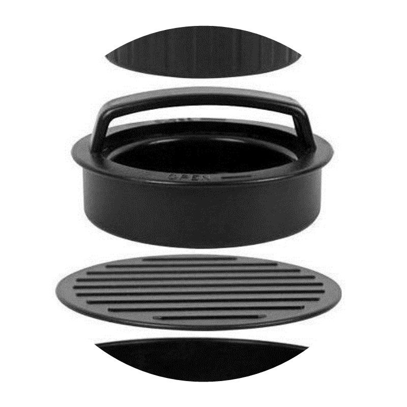 Manual Set Patty DIY Hamburguesa Molde Prensa de Carne_voghion.com