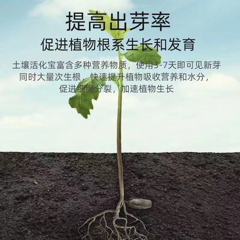 土壤活化剂矿源黄腐酸钾改善土壤板结生根剂调酸碱水溶肥果树蔬菜