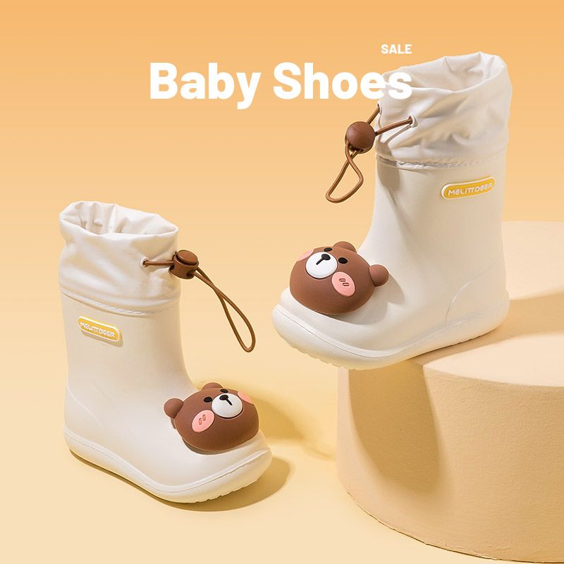 儿童雨靴男童轻便防滑宝宝上学新款水鞋防水卡通幼儿雨鞋雨具套装