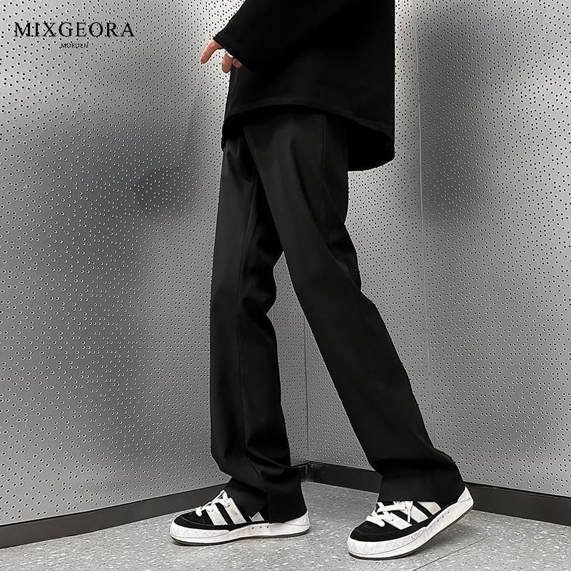 MIX GEORA美式复古免烫垂感裤子男直筒休闲西潮牌宽松潮流长裤