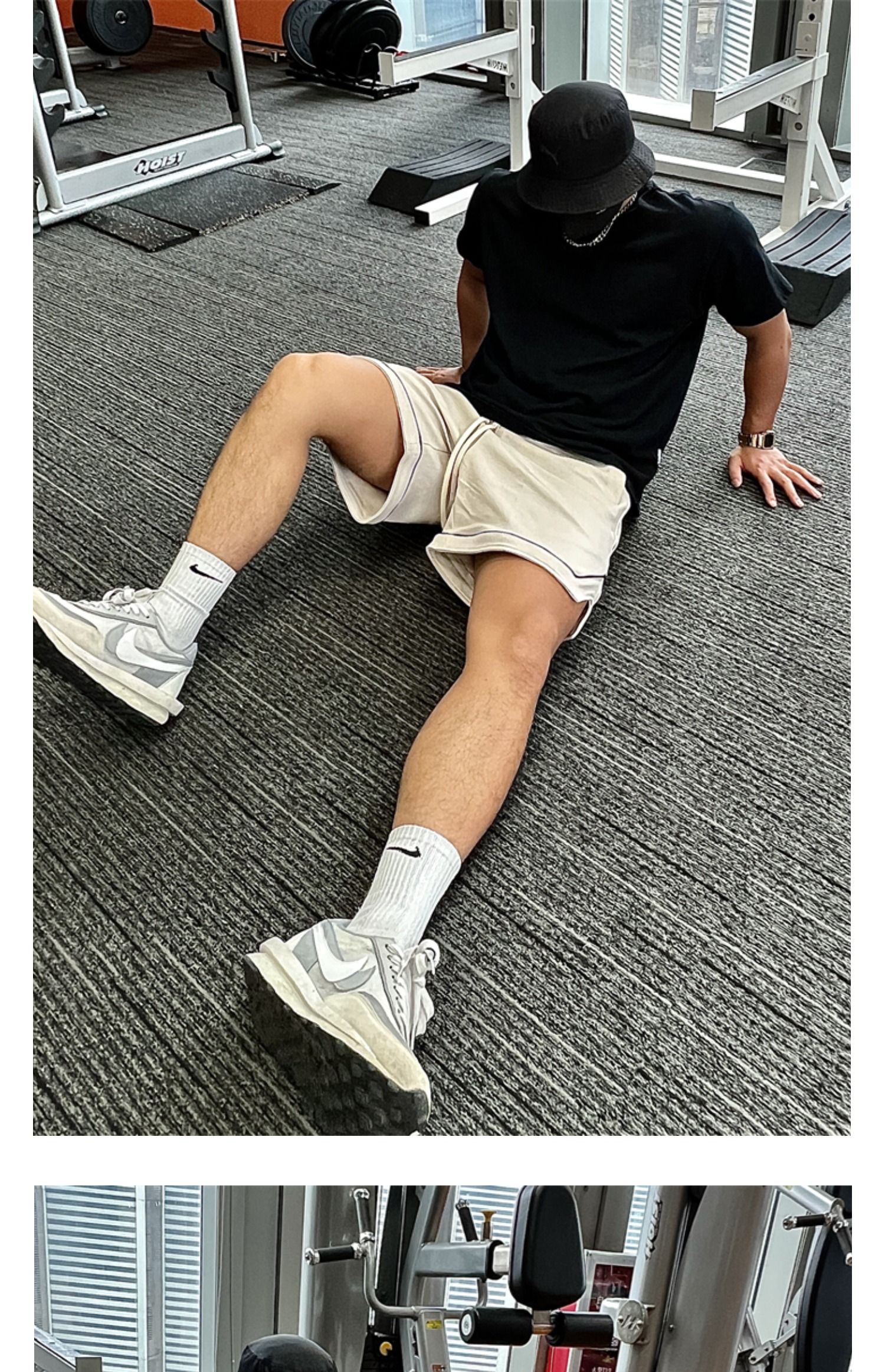 American style motion shorts Bodybuilding Quarter pants Squat run quick-drying Soccer pants Basketball train trousers man summer tide