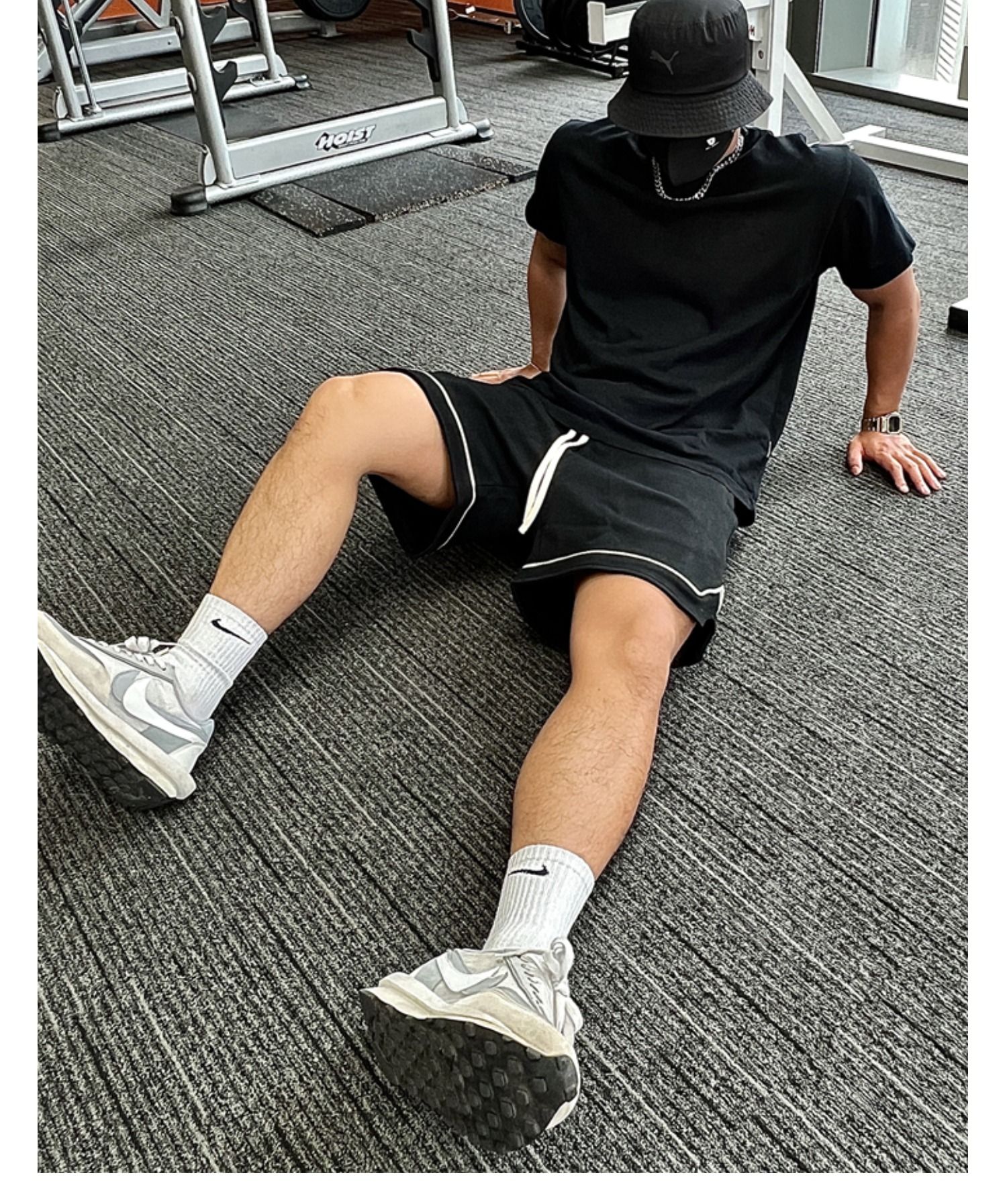 American style motion shorts Bodybuilding Quarter pants Squat run quick-drying Soccer pants Basketball train trousers man summer tide