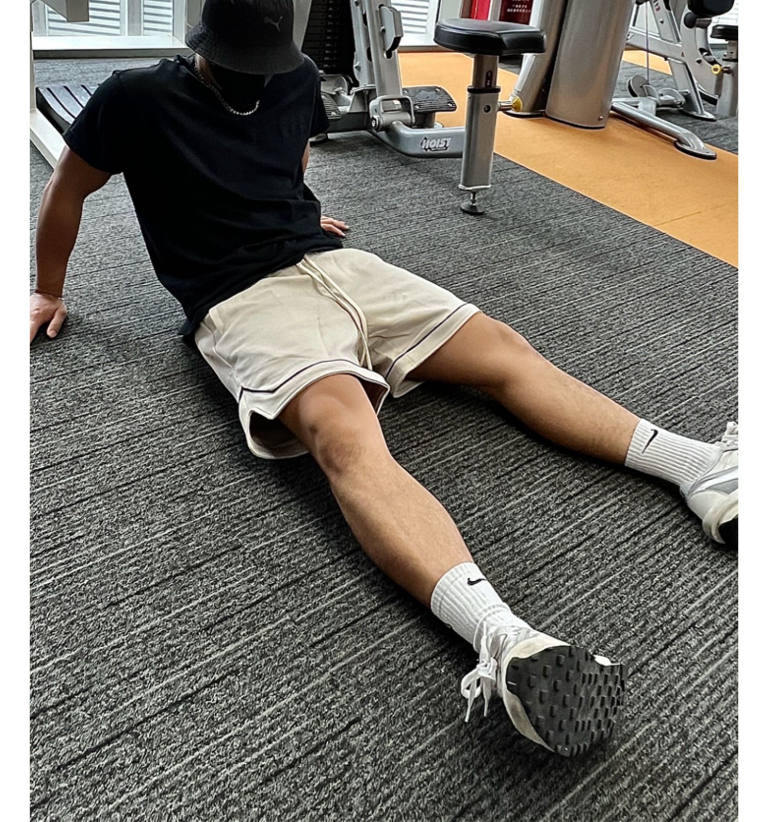 American style motion shorts Bodybuilding Quarter pants Squat run quick-drying Soccer pants Basketball train trousers man summer tide