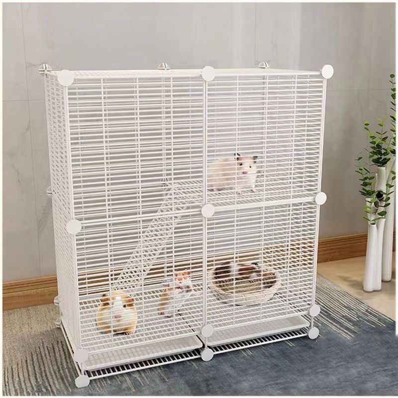 DIY free combination magic pieces assembled pet cage fence isolation bar cat cage dog cage rabbit cage barbed wire resin