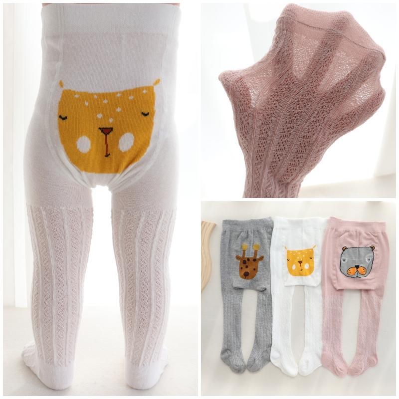 Baby leggings summer thin big butt pantyhose baby anti-mosquito spring and autumn girls cotton stockings cartoon