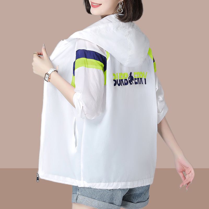 Sunscreen clothing women's summer thin section 2023 new Korean version of long-sleeved jacket women's outdoor breathable all-match sunscreen clothing