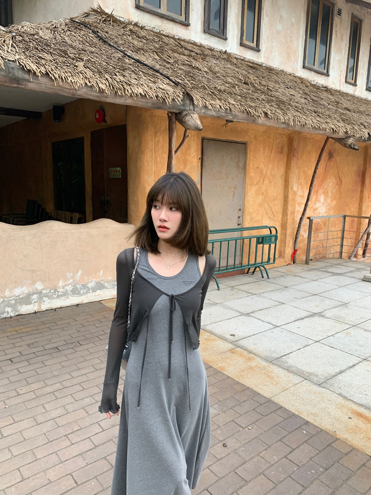icyangstore 綁帶木耳邊薄款針織開衫防曬衫2023夏新款披肩上衣女