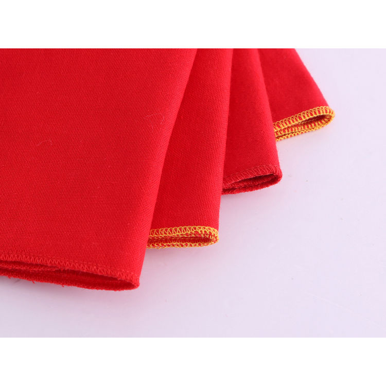 Baby saliva towel bib pure cotton baby red small square towel newborn towel face towel gauze 3-5 pack