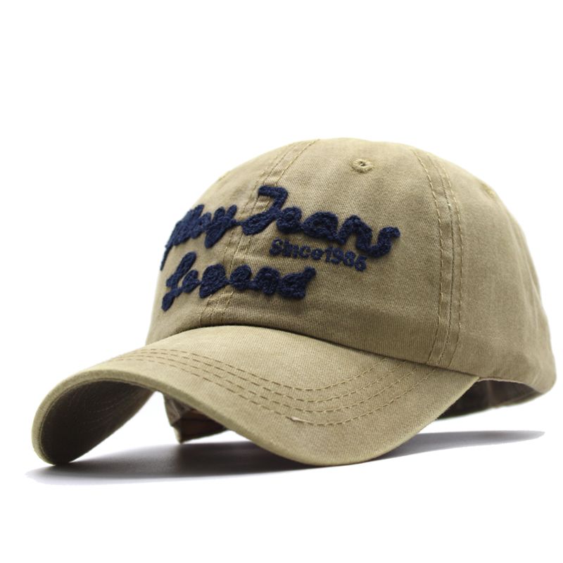 Embroidered Baseball Cap For Men And Women Vintage Washed Cotton_voghion.com