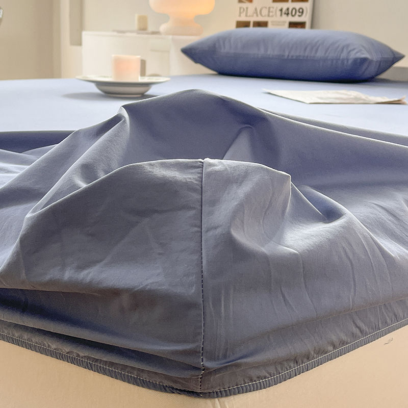 床笠单件水洗棉单床罩防尘罩席梦思保护套全包防滑宿舍被单三件套